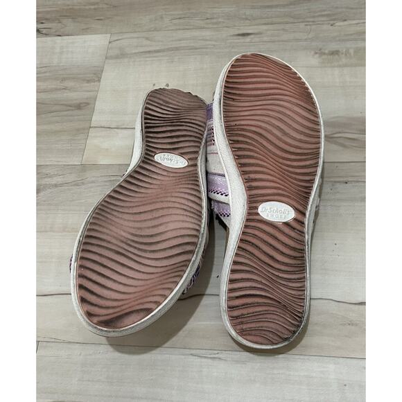 Dr Scholl's Women willow Sandals Slides Colorful Fabric Size 8 - Picture 6 of 7